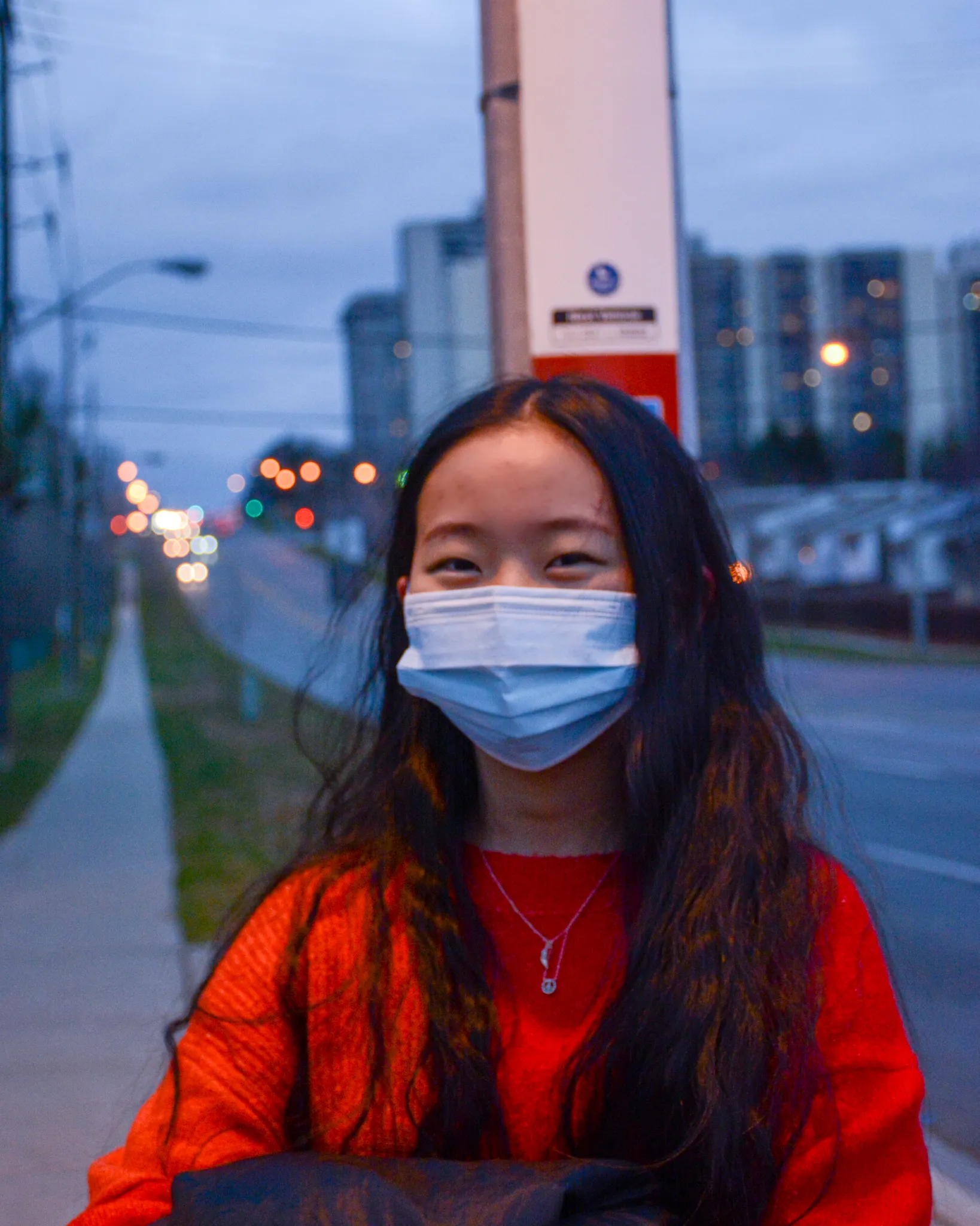 Eye smile photo with mask 2